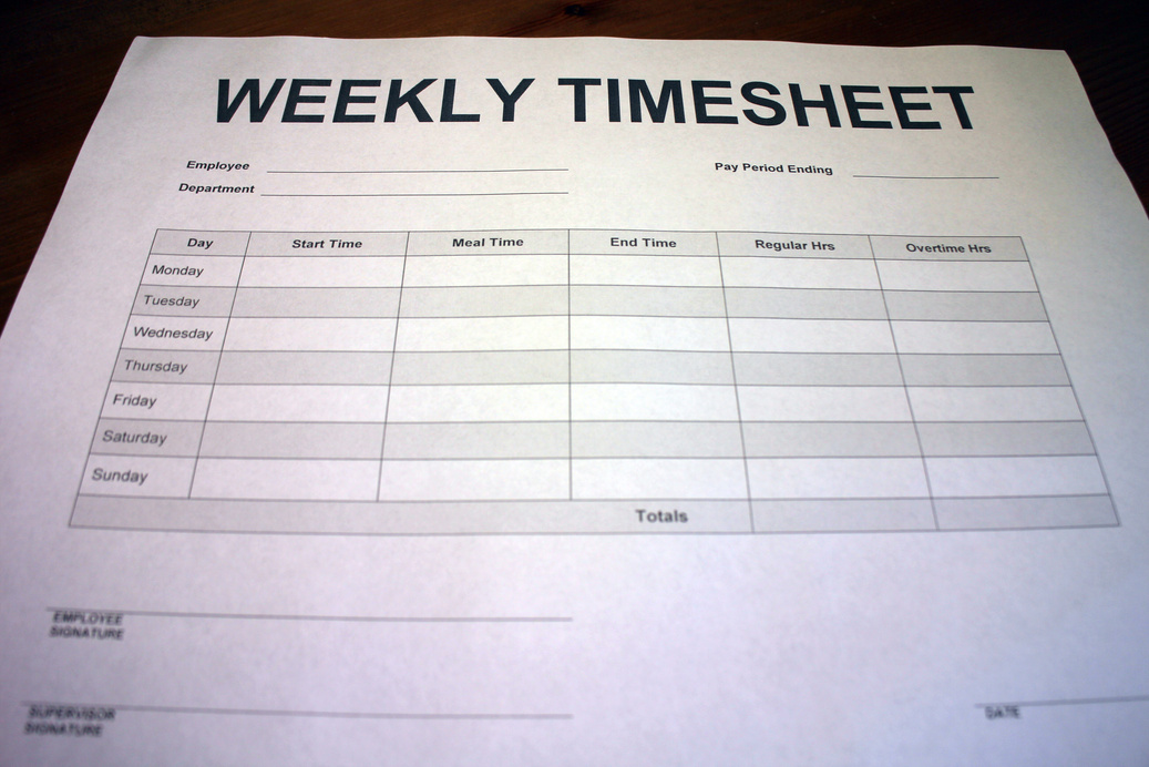Weekly Timesheet Form